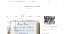 Desktop Screenshot of cotterinteriorcreations.com